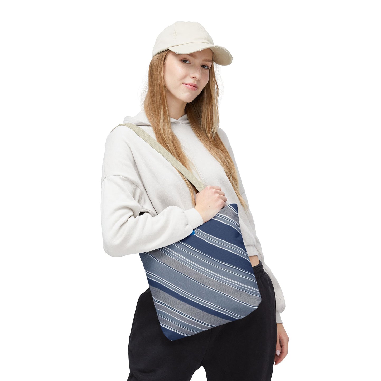 Stylish Striped Tote Bag for Everyday Use, Shopping, Beach Trips, Eco-Friendly Gift, Casual Fashion