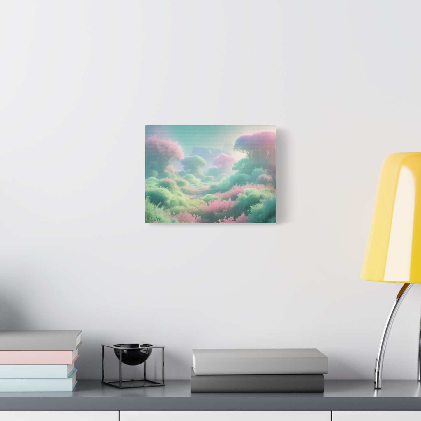 Eden Dreamscape Matte Canvas Wall Art, Tranquil Landscape Decor, Home Office Decor, Gift for Nature Lovers, Serenity Art Piece