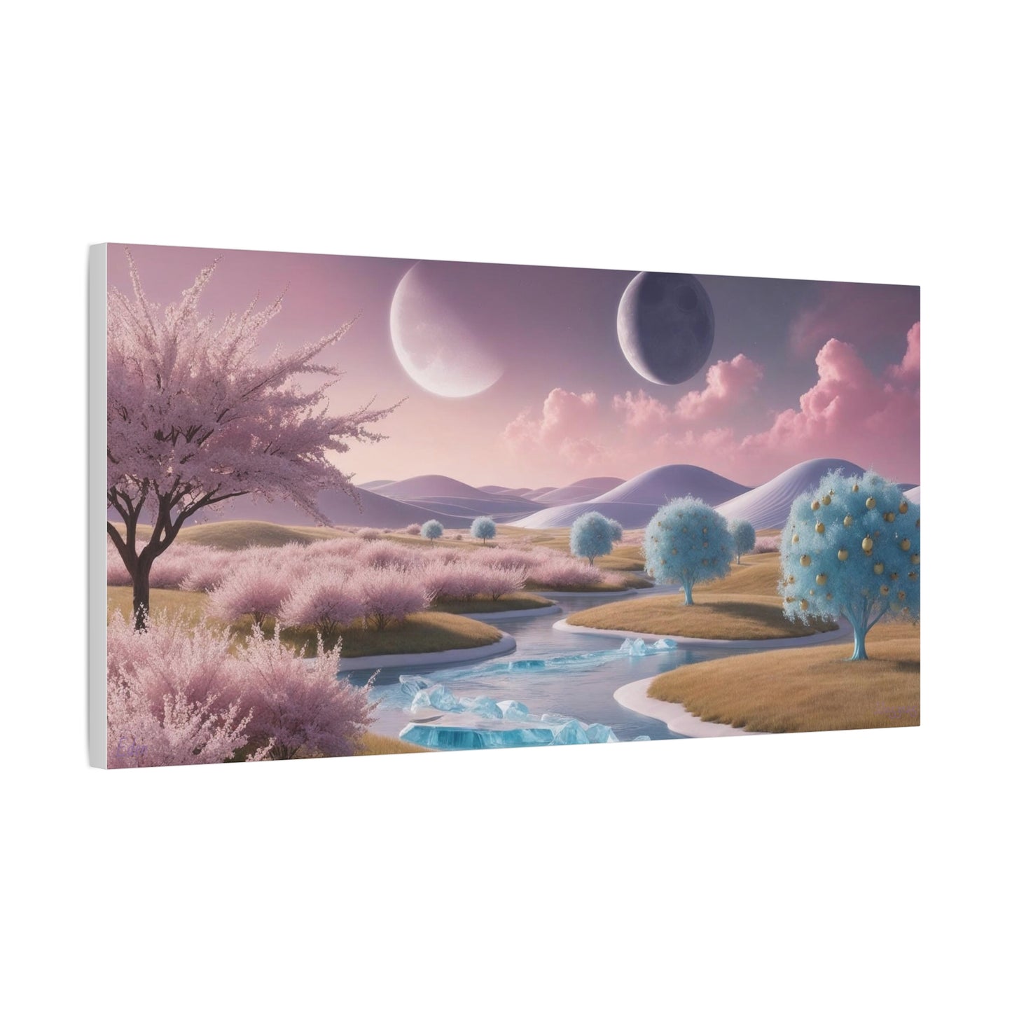 Eden Beyond Stars, Canvas Print , Wall Art Decor, Home Décor, Gift for Nature Lovers, Living Room Decoration