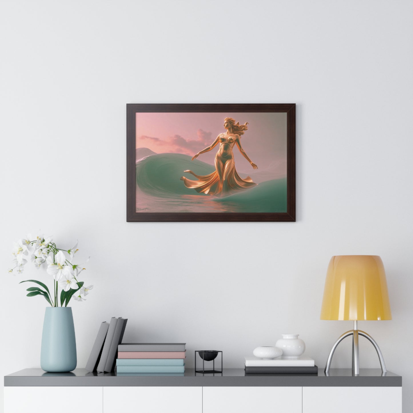 Dreamy Art for Home Decor "The Birth of Venus" Series, Modern Home Art, Unique Gift for Her, Beach House Wall Art, Stylish Decor