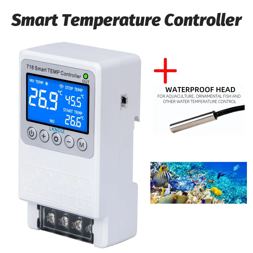 Temperature Smart WIFI Controller Constant Thermostat Control Timing Control Switch Cycle Control Multiple Sensor Head Option
