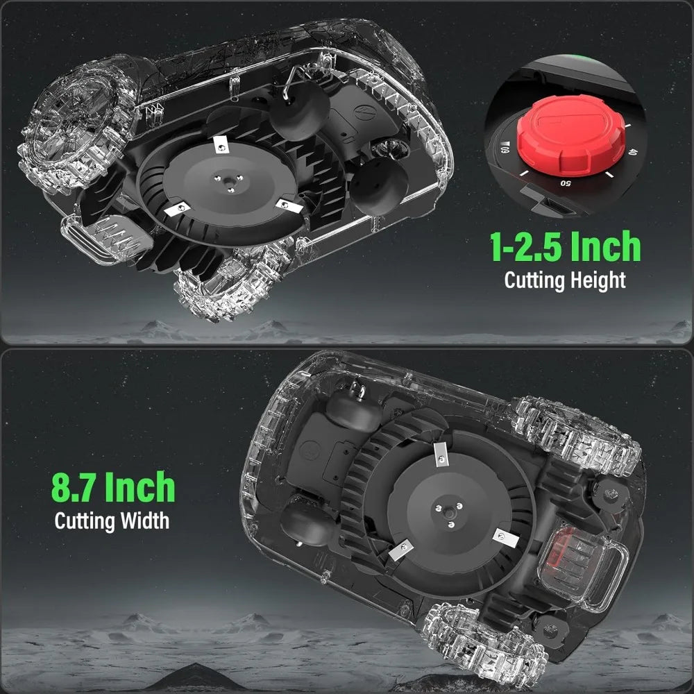 Robot Lawn Mower, Automatic Robot Mower APP Controlled with Schedule