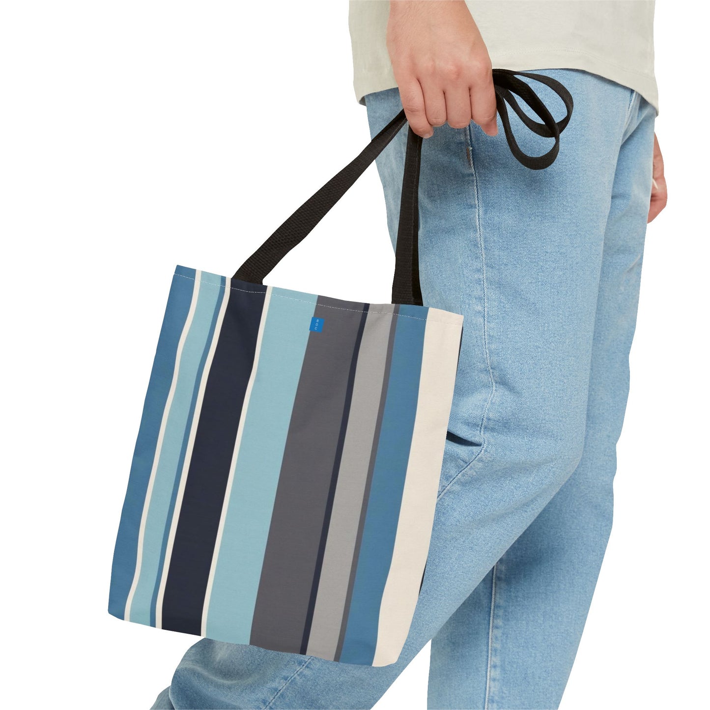 Stylish Striped Tote Bag | Versatile Reusable Shopper | Beach, Gym, Shopping, or Travel Essential | Fun Gift Idea
