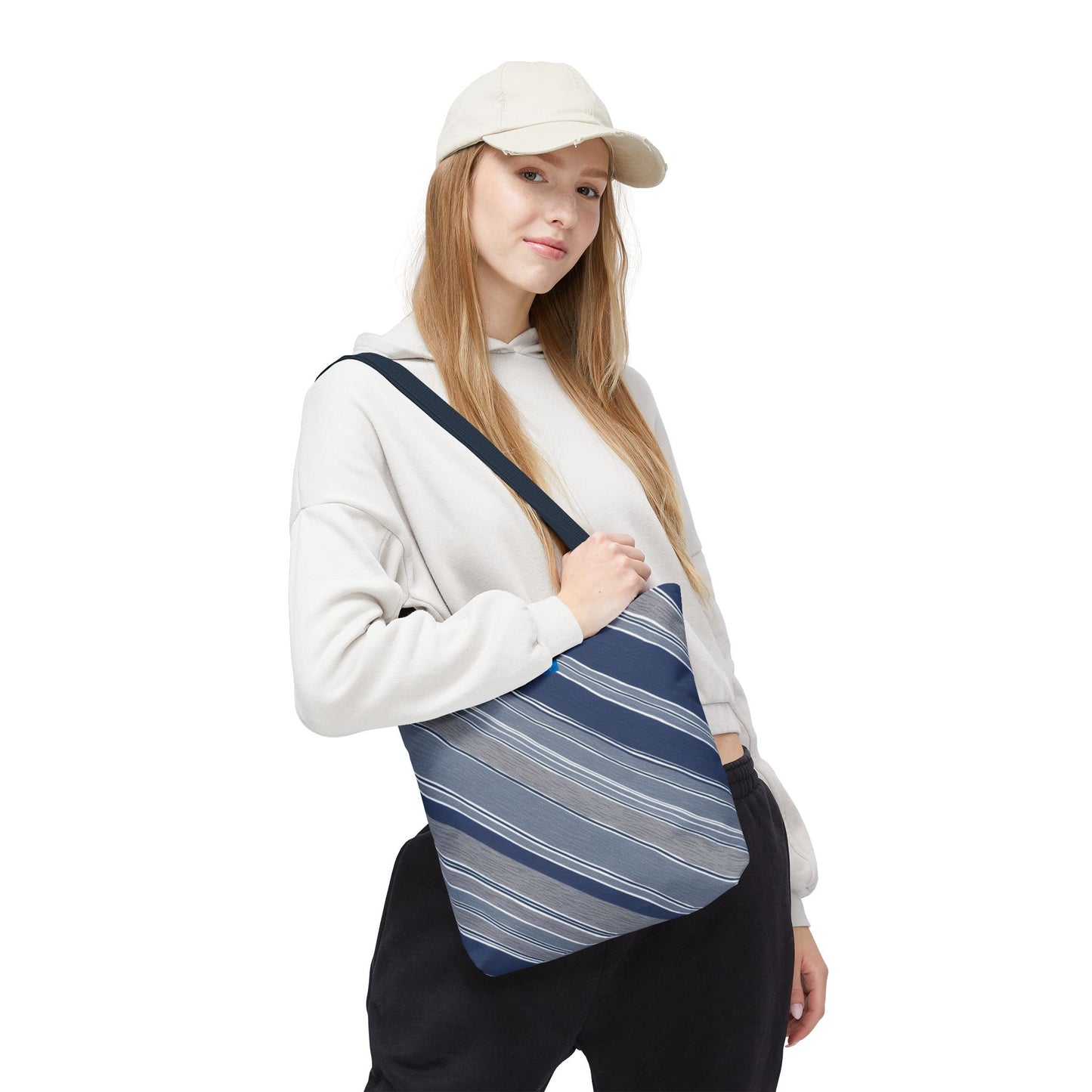 Stylish Striped Tote Bag for Everyday Use, Shopping, Beach Trips, Eco-Friendly Gift, Casual Fashion