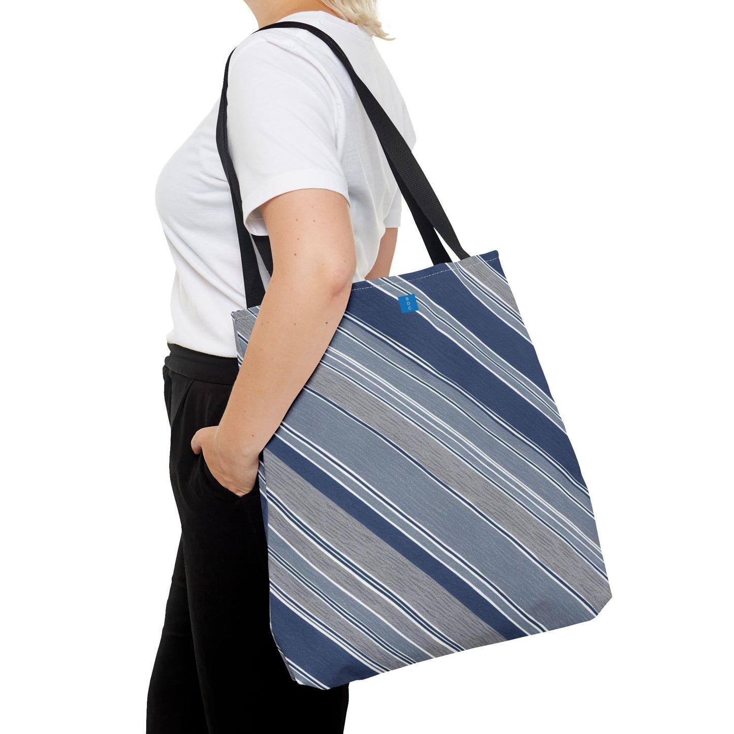Stylish Striped Tote Bag for Everyday Use, Shopping, Beach Trips, Eco-Friendly Gift, Casual Fashion