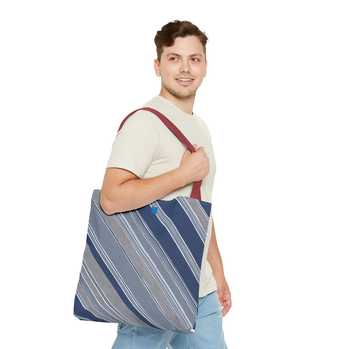 Stylish Striped Tote Bag for Everyday Use, Shopping, Beach Trips, Eco-Friendly Gift, Casual Fashion