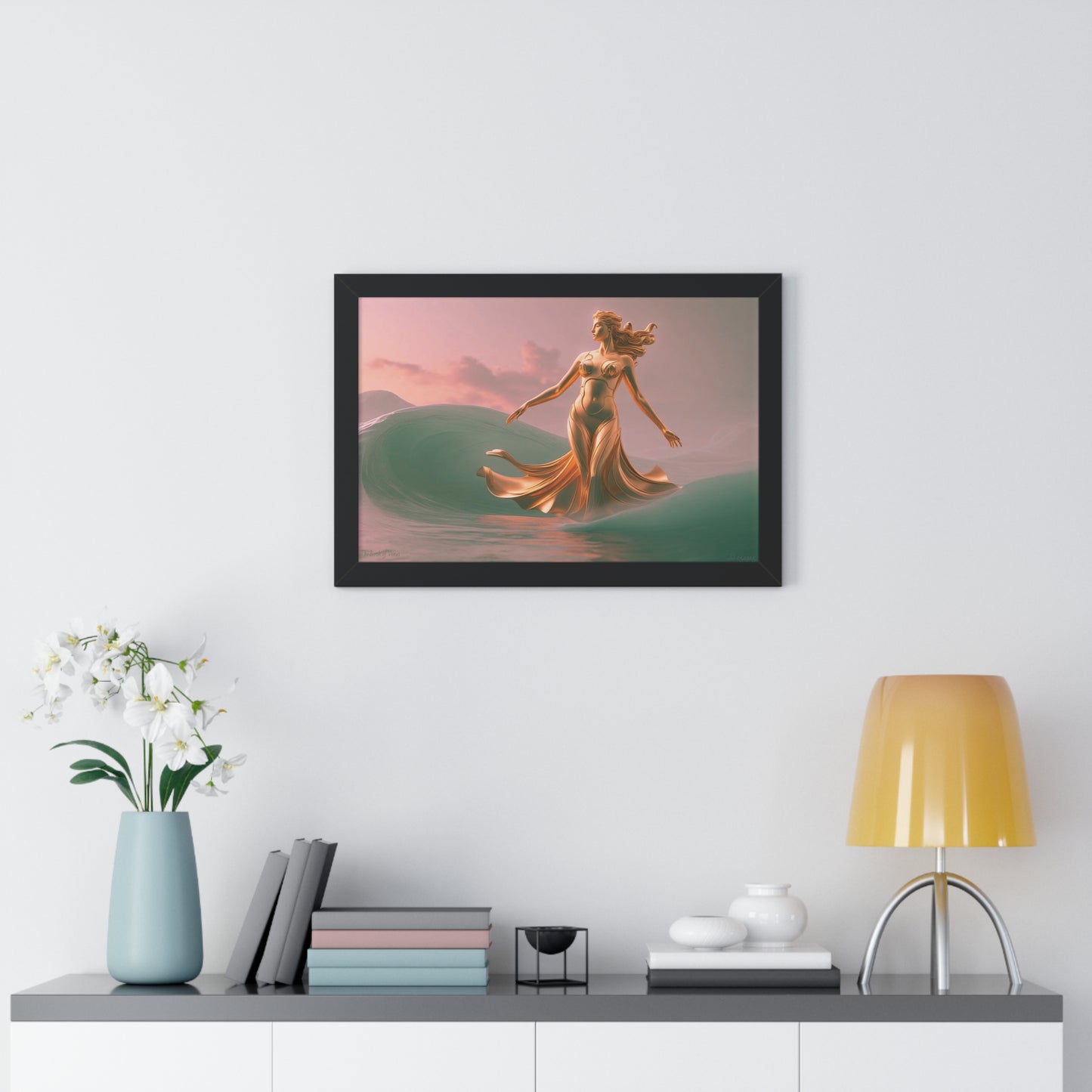 Dreamy Art for Home Decor "The Birth of Venus" Series, Modern Home Art, Unique Gift for Her, Beach House Wall Art, Stylish Decor