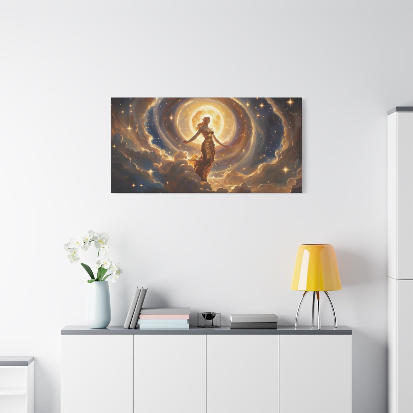 Serene Landscape Canvas Print - "The Birth of Venus" series, Wall Art Decor, Home Décor, Gift for Nature Lovers, Living Room Decoration