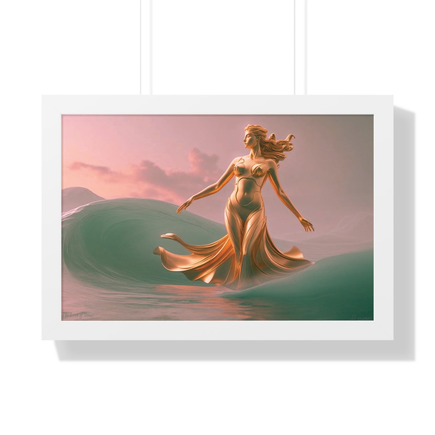 Dreamy Art for Home Decor "The Birth of Venus" Series, Modern Home Art, Unique Gift for Her, Beach House Wall Art, Stylish Decor