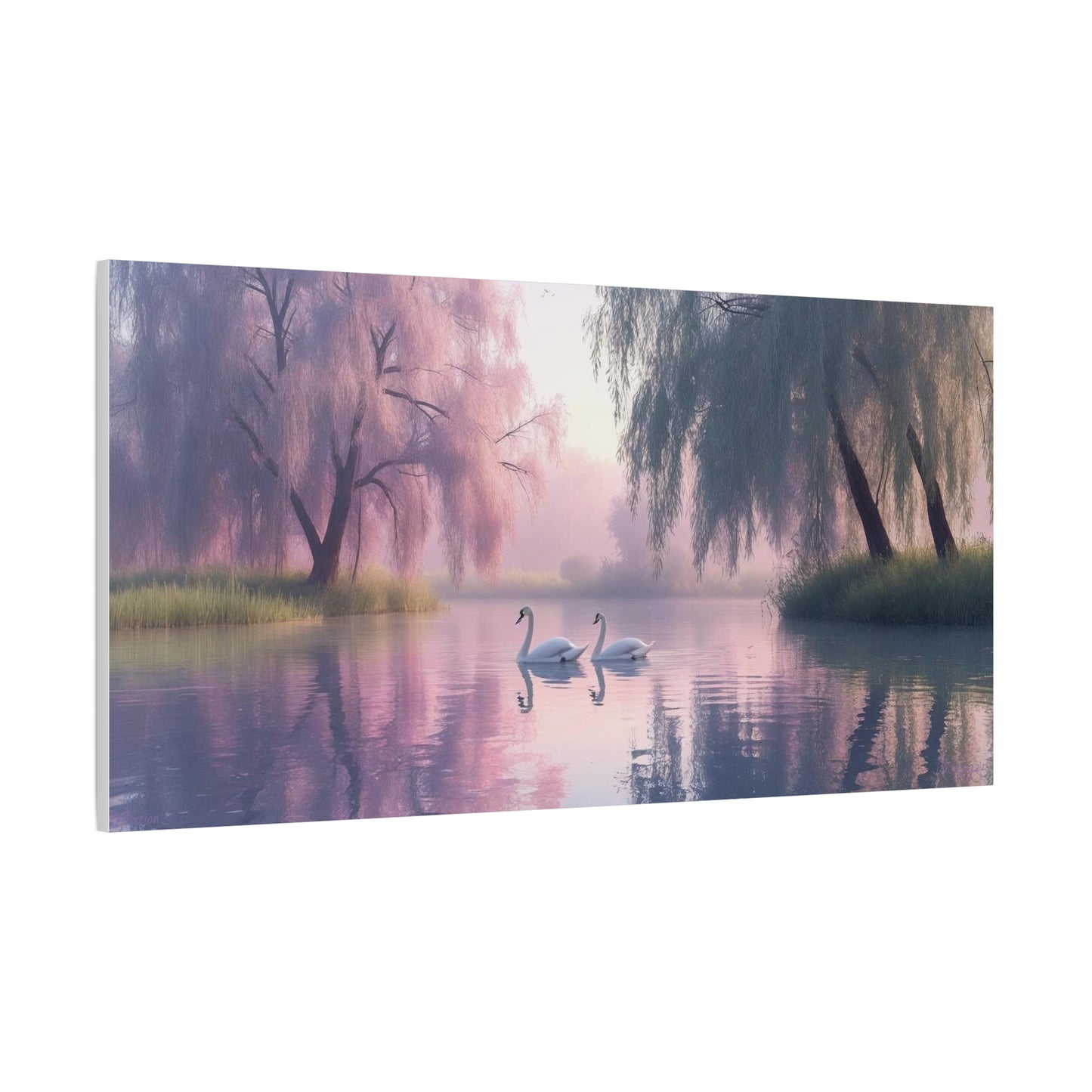 Serene Landscape Canvas Print - "Reflection" series, Wall Art Decor, Home Décor, Gift for Nature Lovers, Living Room Decoration