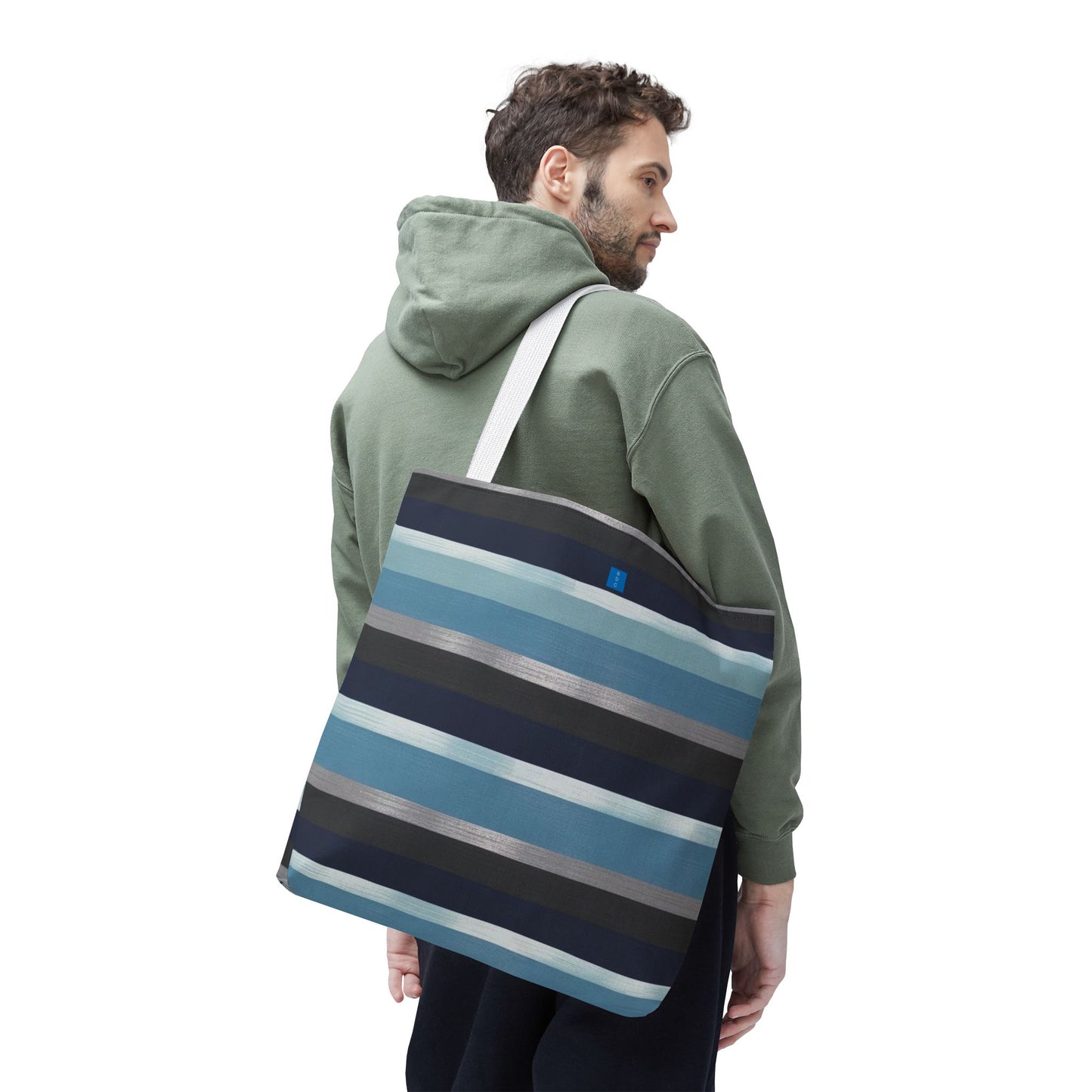 Stylish Striped Tote Bag - Versatile Eco-Friendly Bag, Summer Beach Tote, Everyday Shopping Companion, Gift for Her, Travel Essential