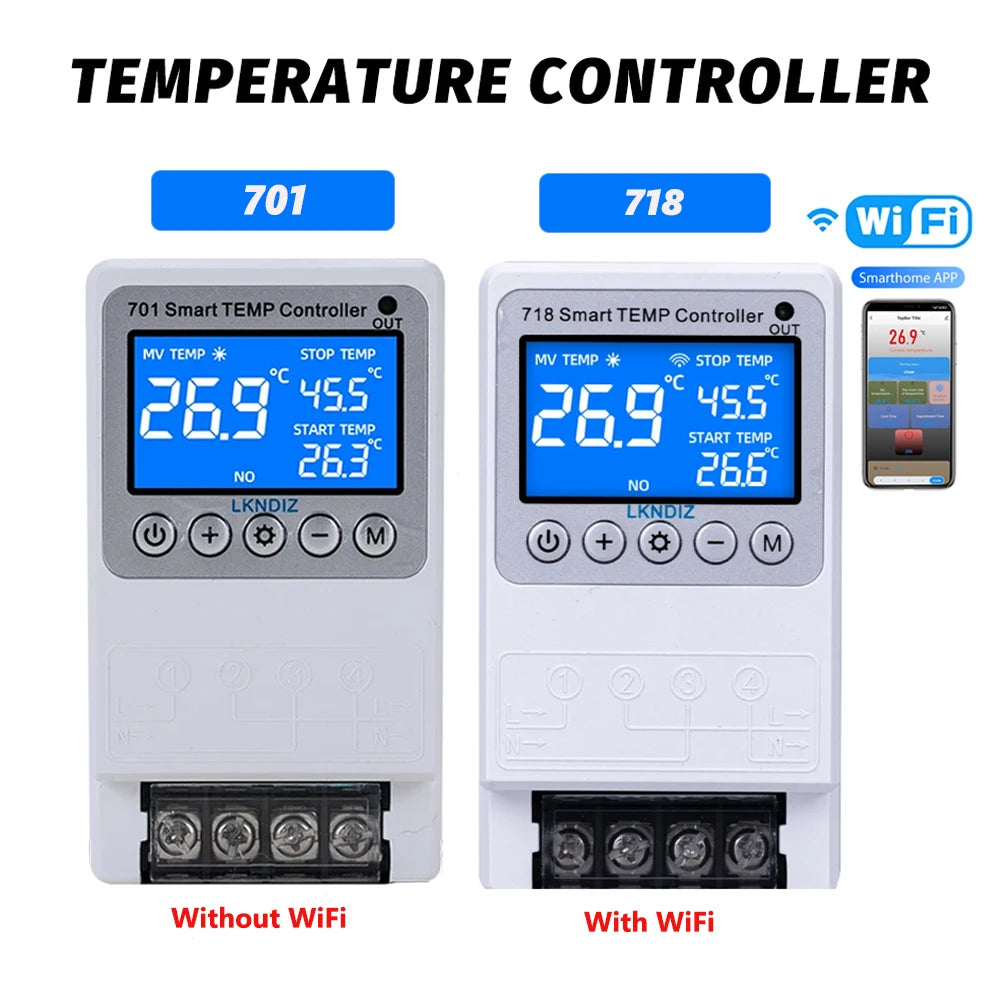 Temperature Smart WIFI Controller Constant Thermostat Control Timing Control Switch Cycle Control Multiple Sensor Head Option
