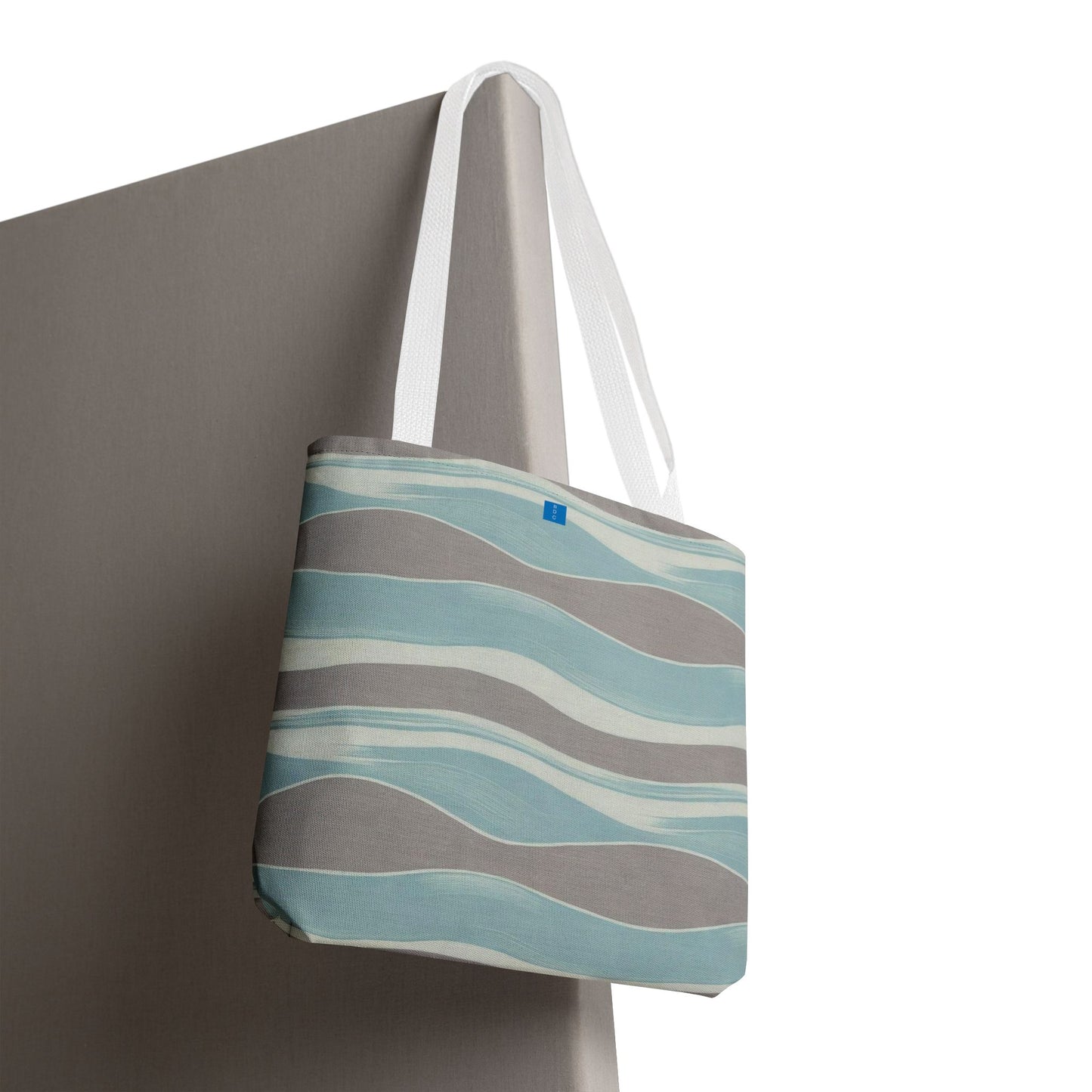 Stylish Waves Tote Bag, Everyday Use, Beach Bag, Shopping Tote, Eco-Friendly, Gift for Her, Summer Accessory