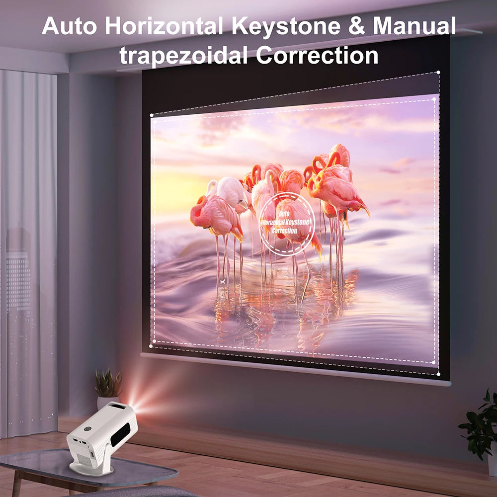 Android 11 P330W Projector HD 1080P Support 4K Allwinner H713 BT5.0 Smart TV Office Micro Portable 5G Wifi Home Theater
