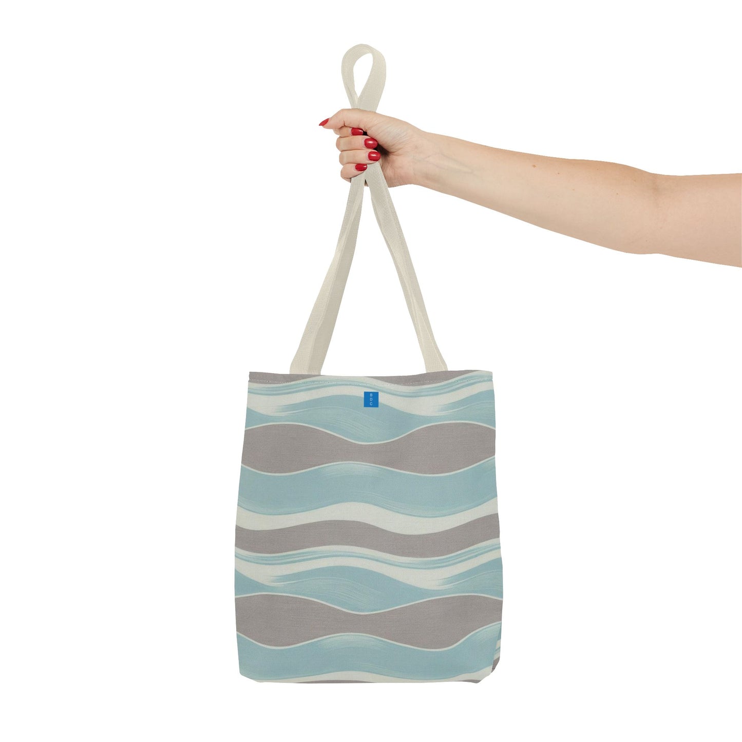 Stylish Waves Tote Bag, Everyday Use, Beach Bag, Shopping Tote, Eco-Friendly, Gift for Her, Summer Accessory