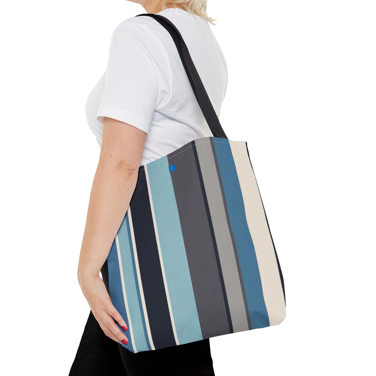 Stylish Striped Tote Bag | Versatile Reusable Shopper | Beach, Gym, Shopping, or Travel Essential | Fun Gift Idea