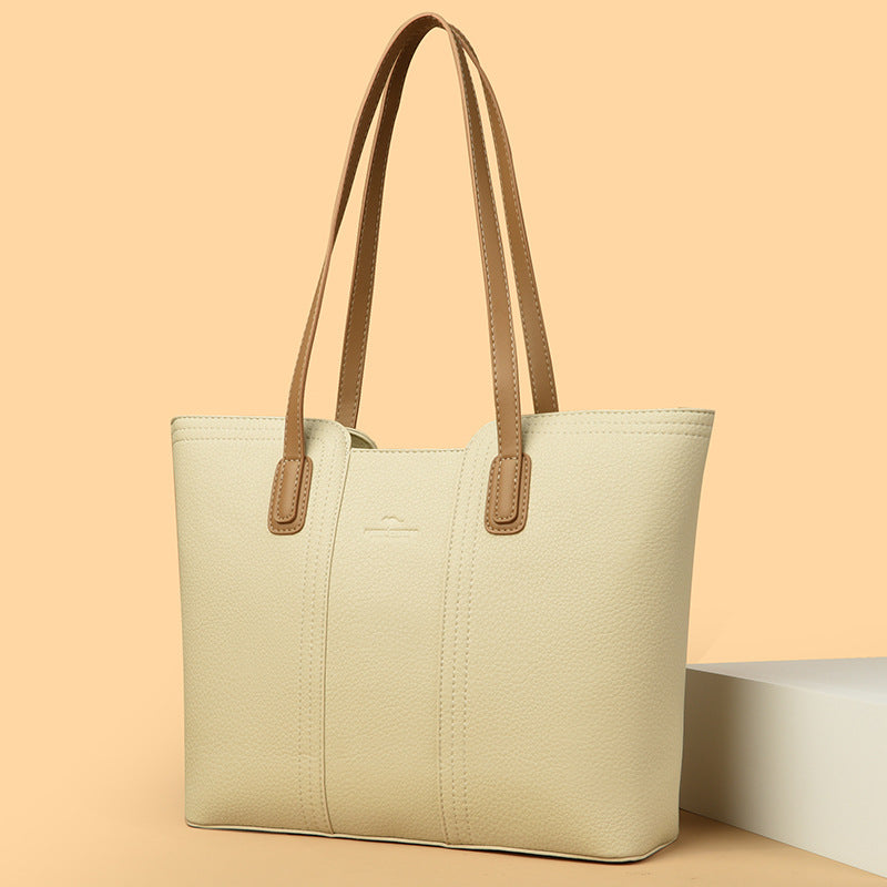 Genuine Leather Business Shoulder Handbag, ElegantHigh Quality, Perfect for Business Commute, Large Capacity