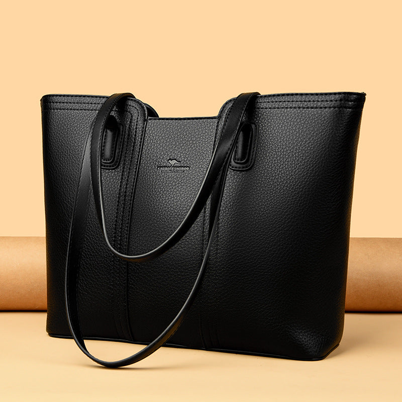 Genuine Leather Business Shoulder Handbag, ElegantHigh Quality, Perfect for Business Commute, Large Capacity