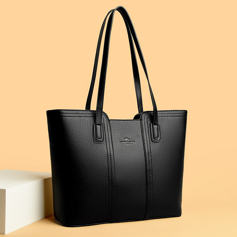Genuine Leather Business Shoulder Handbag, ElegantHigh Quality, Perfect for Business Commute, Large Capacity