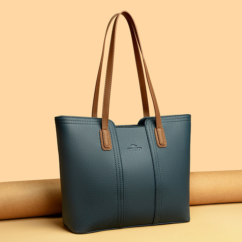 Genuine Leather Business Shoulder Handbag, ElegantHigh Quality, Perfect for Business Commute, Large Capacity