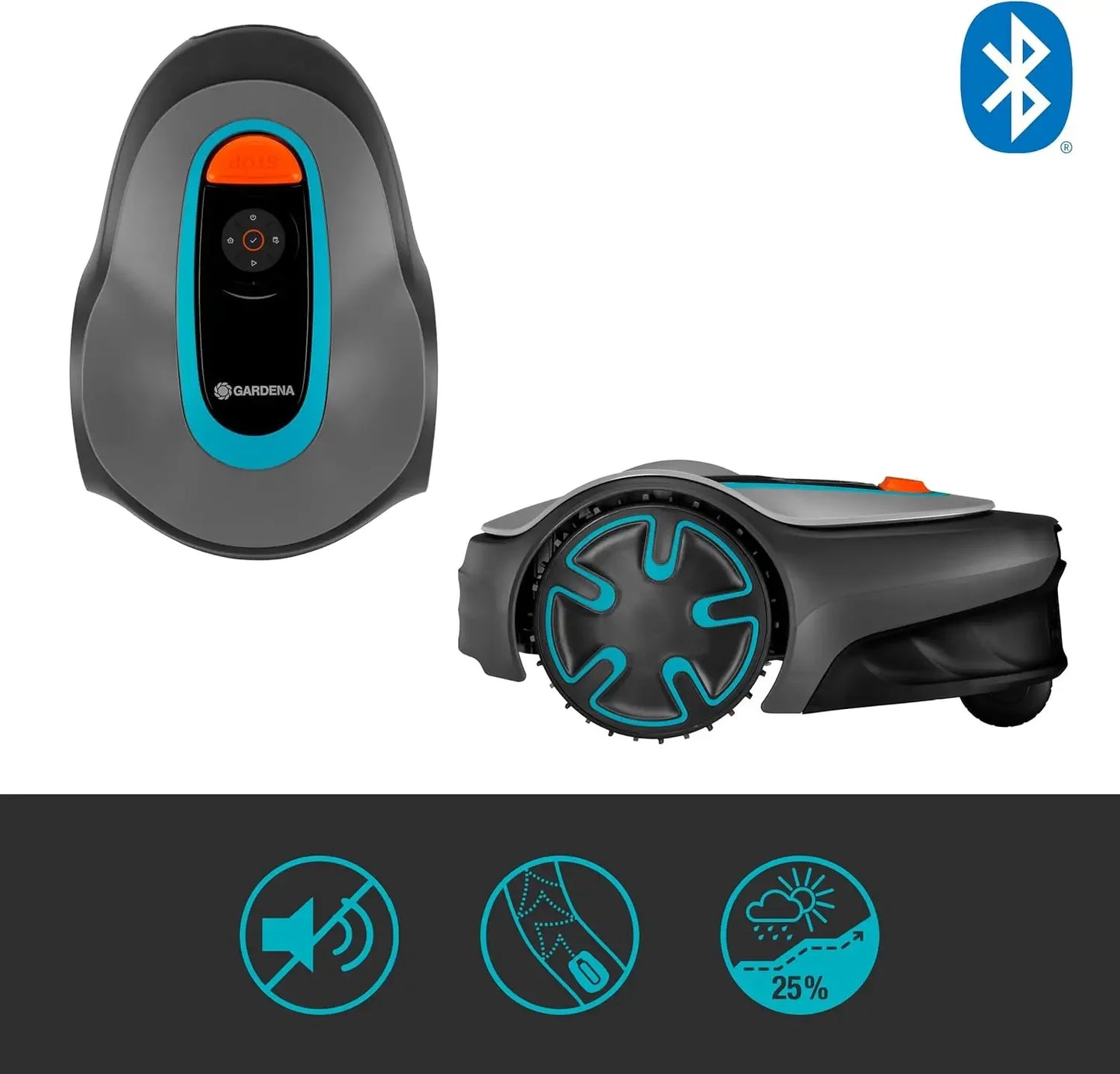 15010-20 SILENO Life - Automatic Robotic Lawn Mower, with Bluetooth app and Boundary Wire, The quietest in its Class