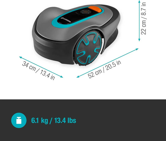 15010-20 SILENO Life - Automatic Robotic Lawn Mower, with Bluetooth app and Boundary Wire, The quietest in its Class