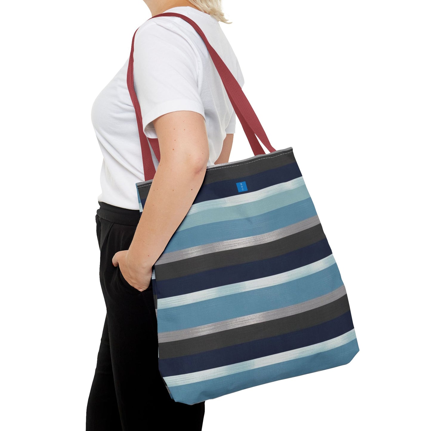Stylish Striped Tote Bag - Versatile Eco-Friendly Bag, Summer Beach Tote, Everyday Shopping Companion, Gift for Her, Travel Essential