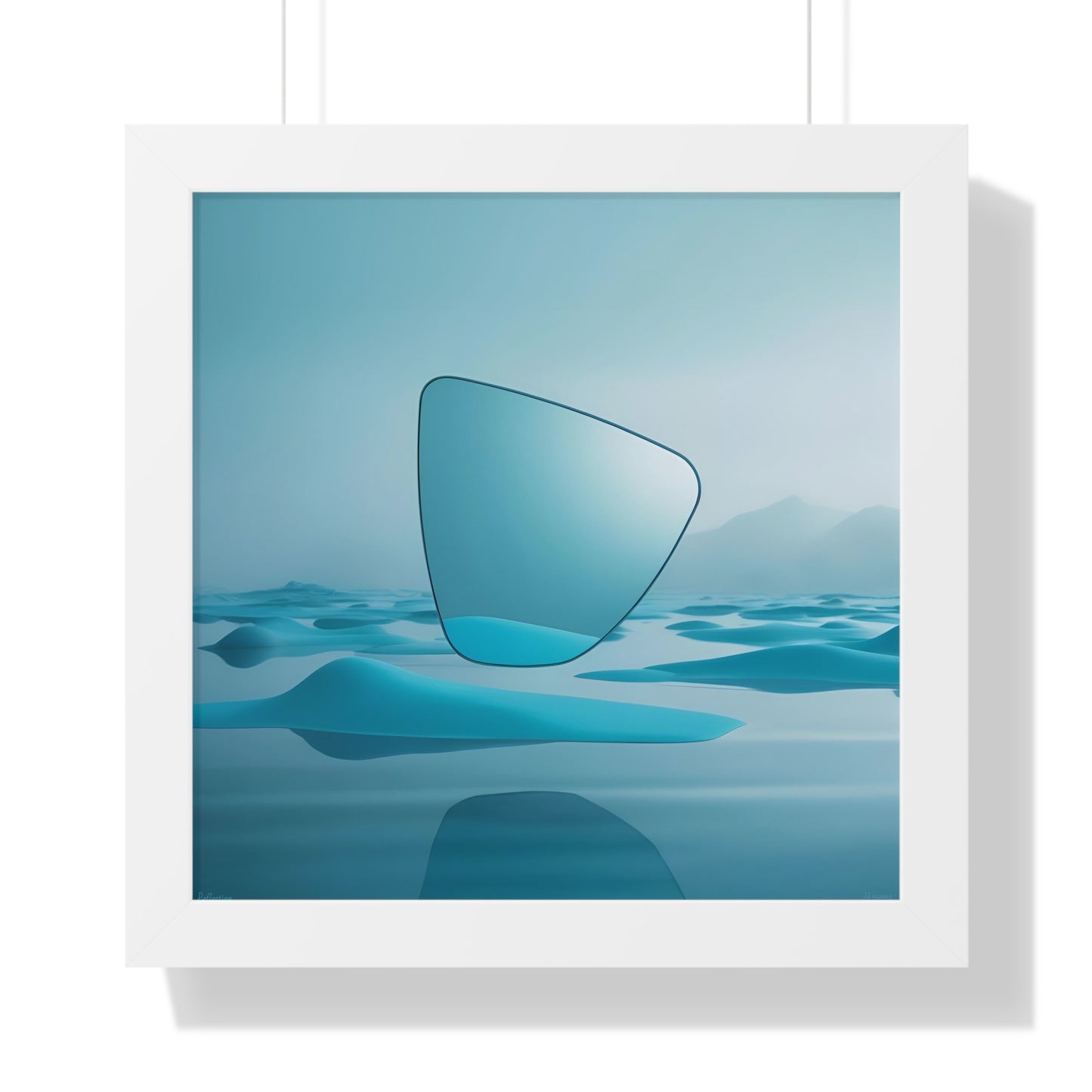 "Reflection" - Dreamy Art for Home Decor , Modern Home Art, Unique Gift for Her or him, Beach House Wall Art, Stylish Decor