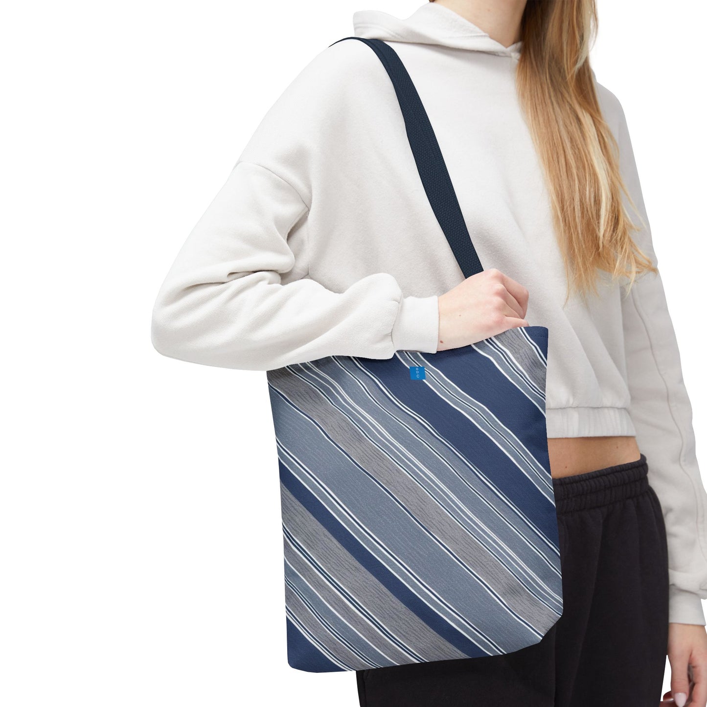 Stylish Striped Tote Bag for Everyday Use, Shopping, Beach Trips, Eco-Friendly Gift, Casual Fashion
