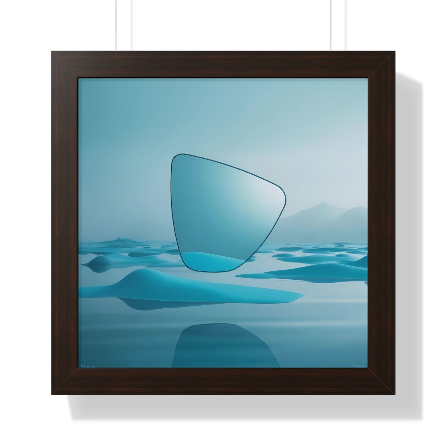 "Reflection" - Dreamy Art for Home Decor , Modern Home Art, Unique Gift for Her or him, Beach House Wall Art, Stylish Decor