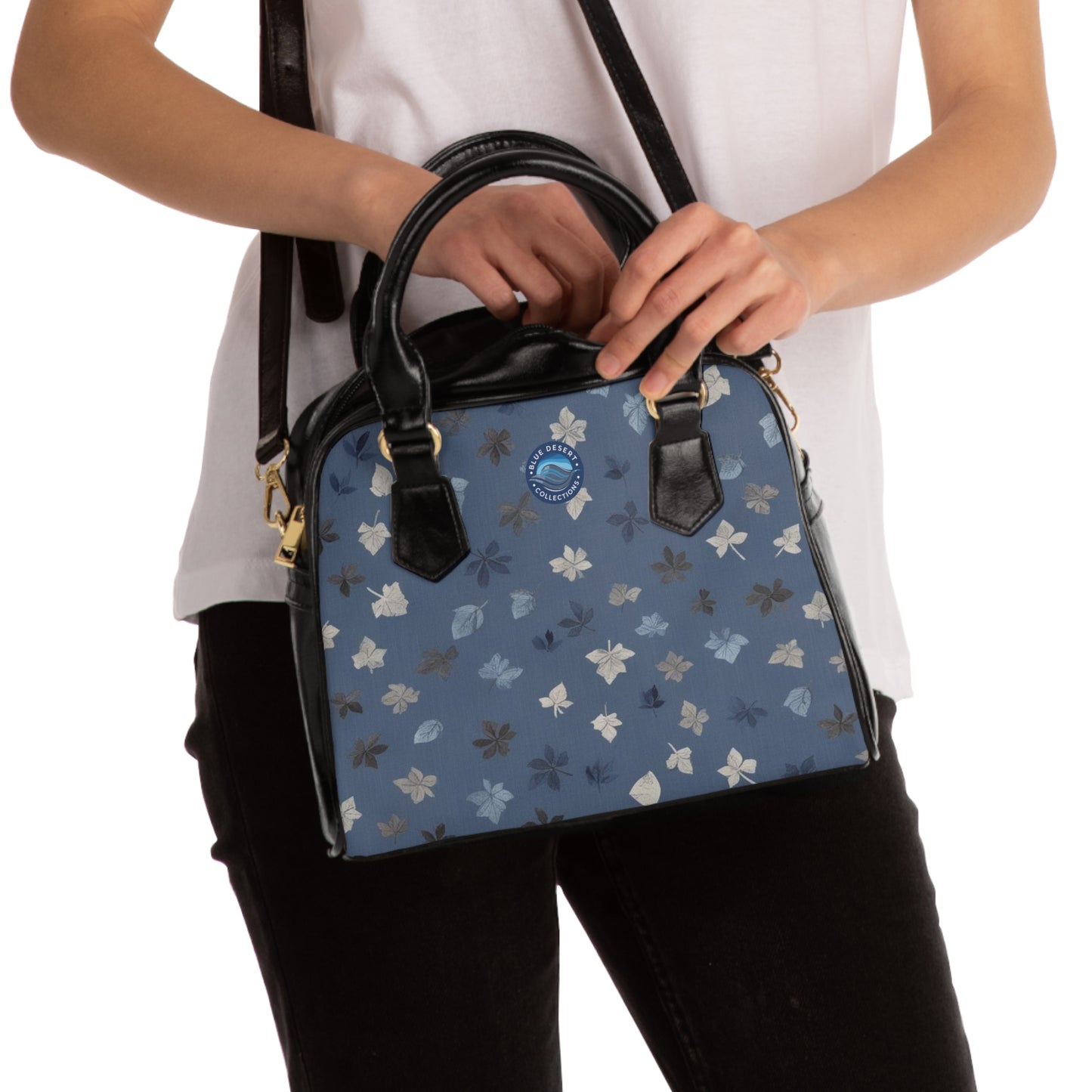Stylish Floral Shoulder Handbag, Trendy Satchel for Everyday Use, Chic Purse for Spring, Elegant Outing Bag, Great Gift for Her
