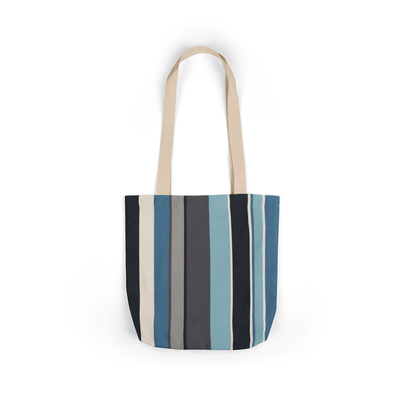 Stylish Canvas Tote Bag with 5-Color Straps, Eco-Friendly Shopping, Beach Day, Weekend Getaway, Gift for Her