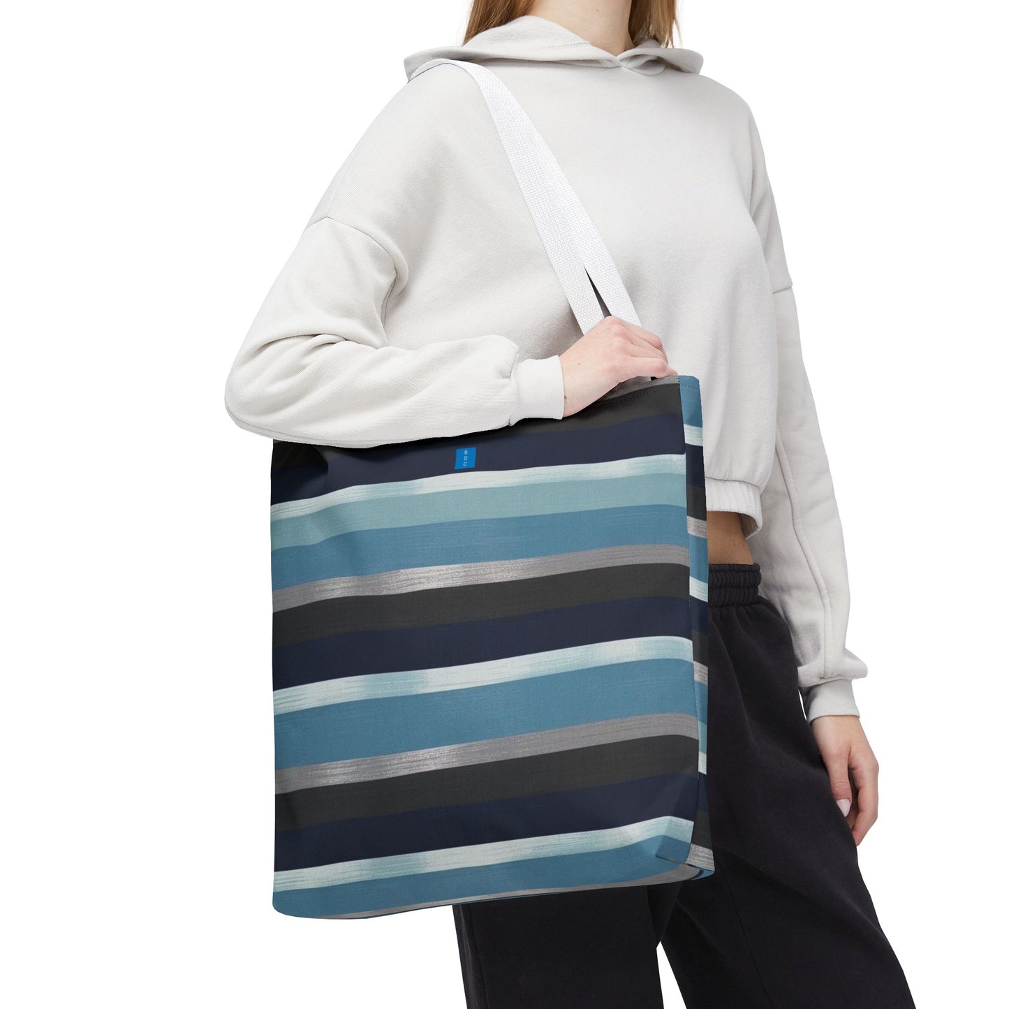 Stylish Striped Tote Bag - Versatile Eco-Friendly Bag, Summer Beach Tote, Everyday Shopping Companion, Gift for Her, Travel Essential