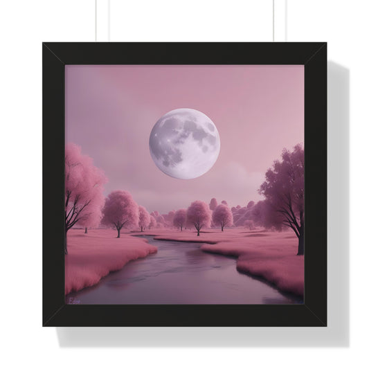 Eden Beyond the Stars - Dreamy Art for Home Decor "Pink Eden" Series, Modern Home Art, Unique Gift for Her, Beach House Wall Art, Stylish Decor