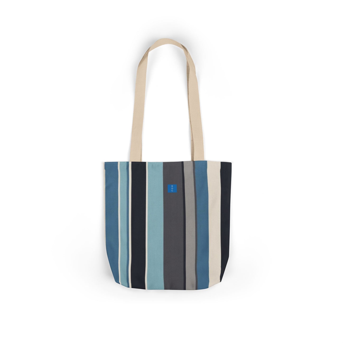 Stylish Canvas Tote Bag with 5-Color Straps, Eco-Friendly Shopping, Beach Day, Weekend Getaway, Gift for Her