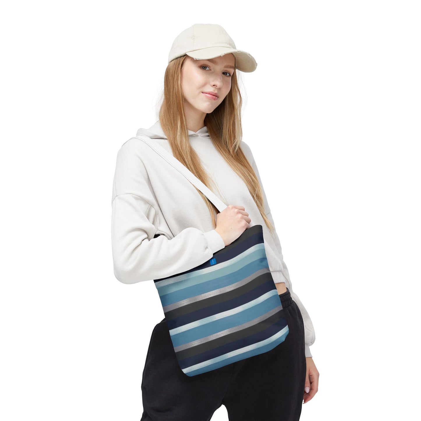 Stylish Striped Tote Bag - Versatile Eco-Friendly Bag, Summer Beach Tote, Everyday Shopping Companion, Gift for Her, Travel Essential