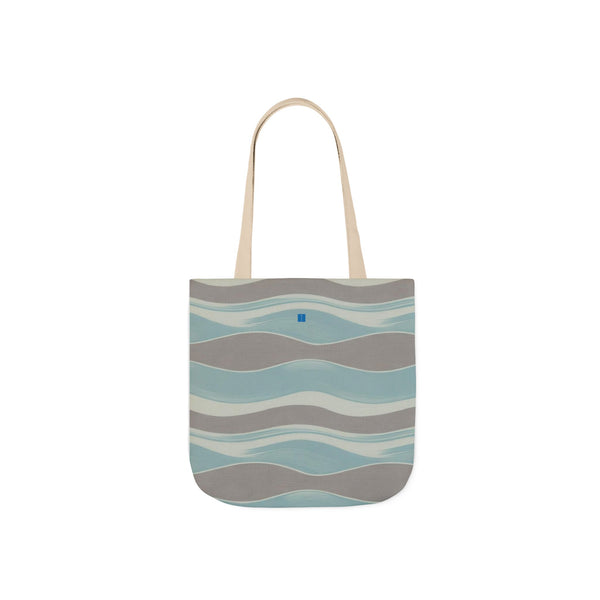 Stylish Canvas Tote Bag with 3-Color Straps, Eco-Friendly Shopping, Beach Day, Weekend Getaway, Gift for Her