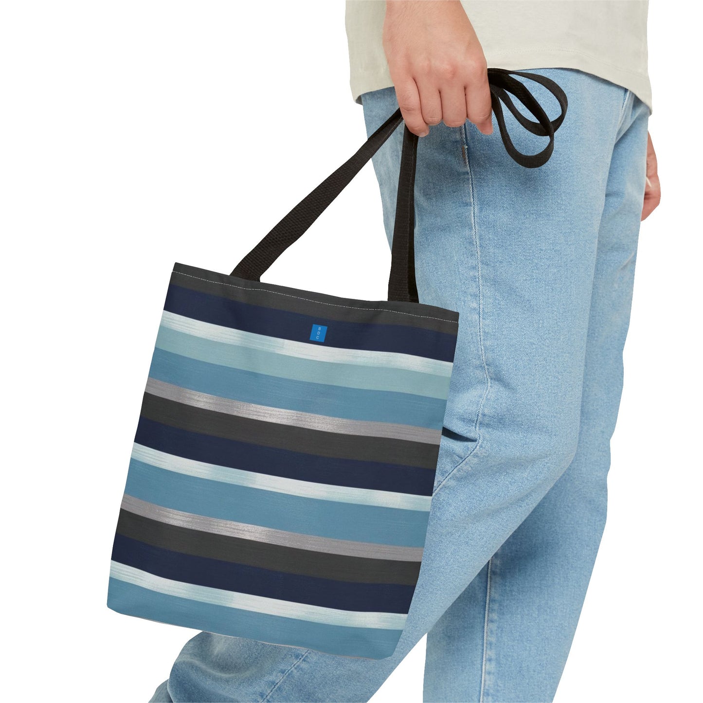 Stylish Striped Tote Bag - Versatile Eco-Friendly Bag, Summer Beach Tote, Everyday Shopping Companion, Gift for Her, Travel Essential