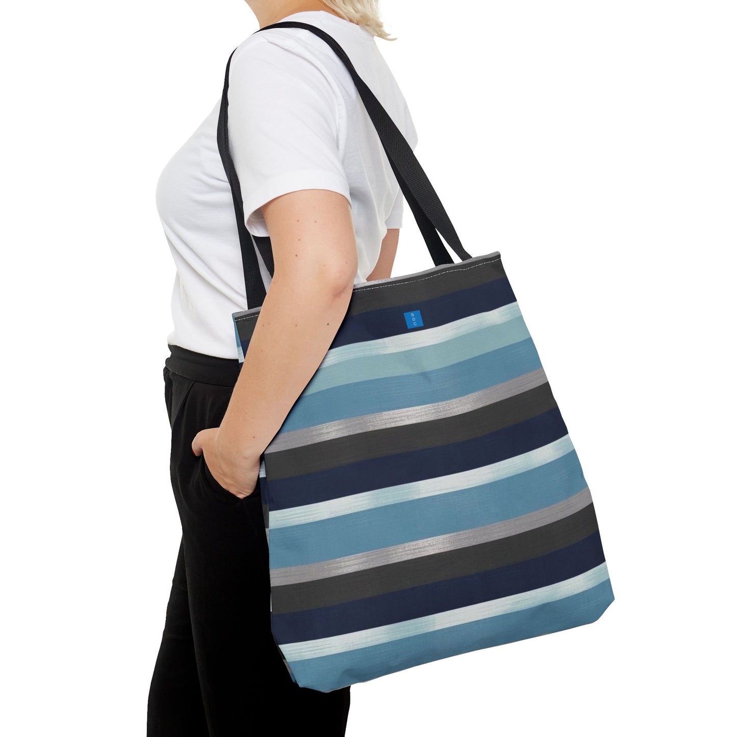 Stylish Striped Tote Bag - Versatile Eco-Friendly Bag, Summer Beach Tote, Everyday Shopping Companion, Gift for Her, Travel Essential