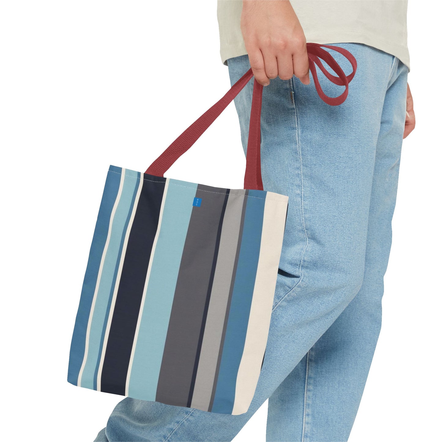 Stylish Striped Tote Bag | Versatile Reusable Shopper | Beach, Gym, Shopping, or Travel Essential | Fun Gift Idea