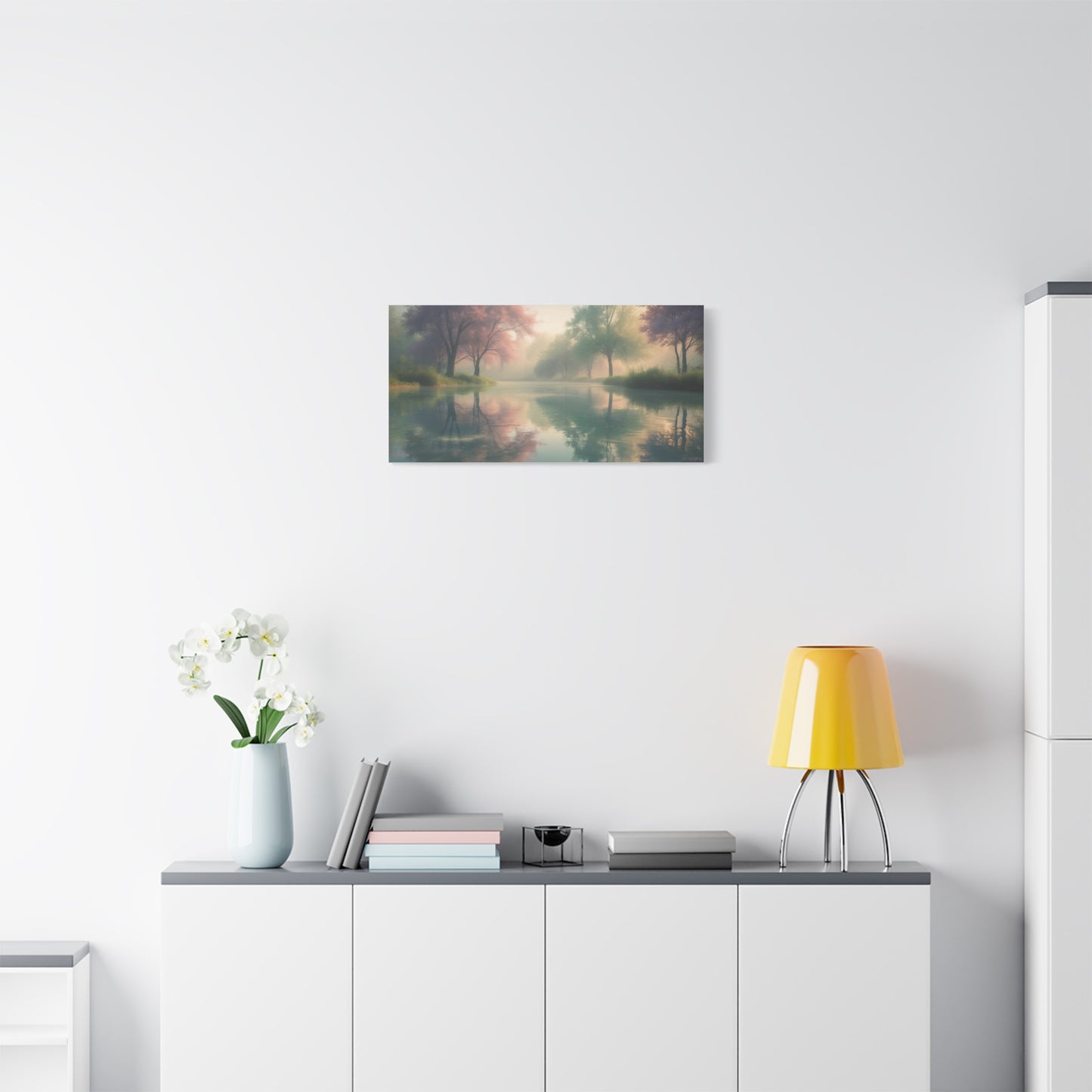 Serene Landscape Canvas Print -  "Reflection" series, Wall Art Decor,  Home Décor, Gift for Nature Lovers, Living Room Decoration