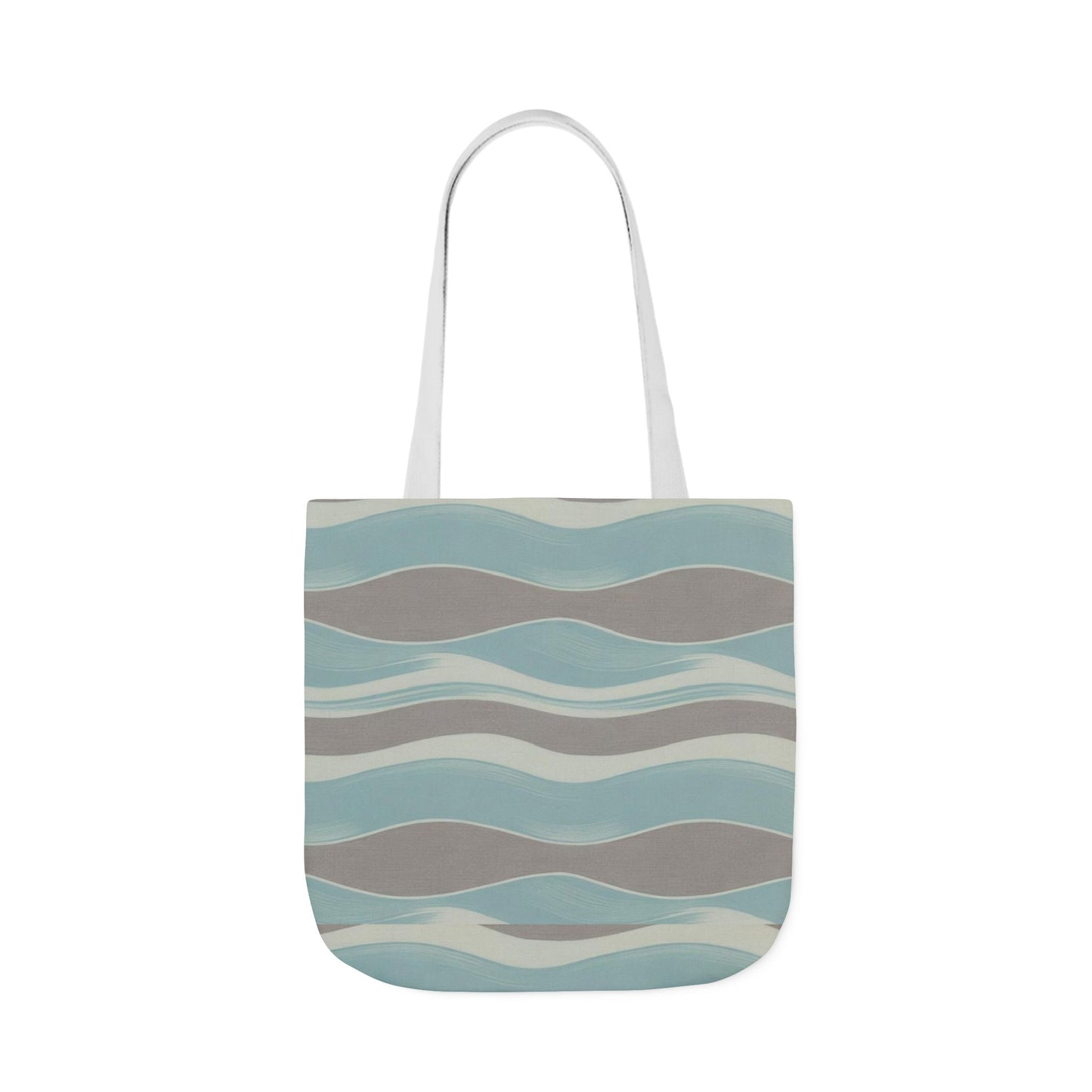 Stylish Canvas Tote Bag with 3-Color Straps, Eco-Friendly Shopping, Beach Day, Weekend Getaway, Gift for Her