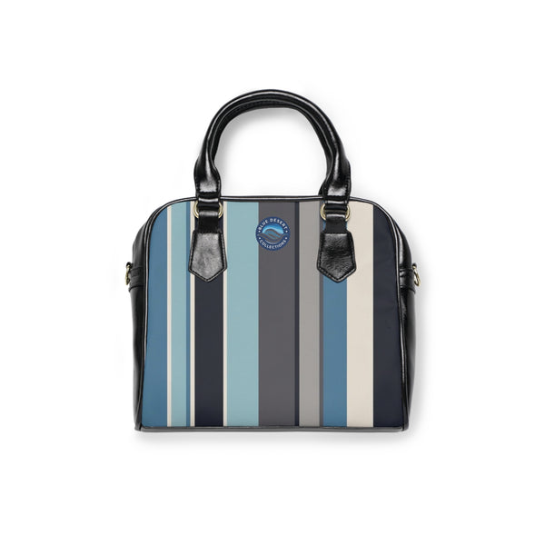 Stylish Striped Shoulder Handbag, Trendy Purse for Everyday Use, Gift for Fashion Lovers, Chic Bag for Office or Casual Outings