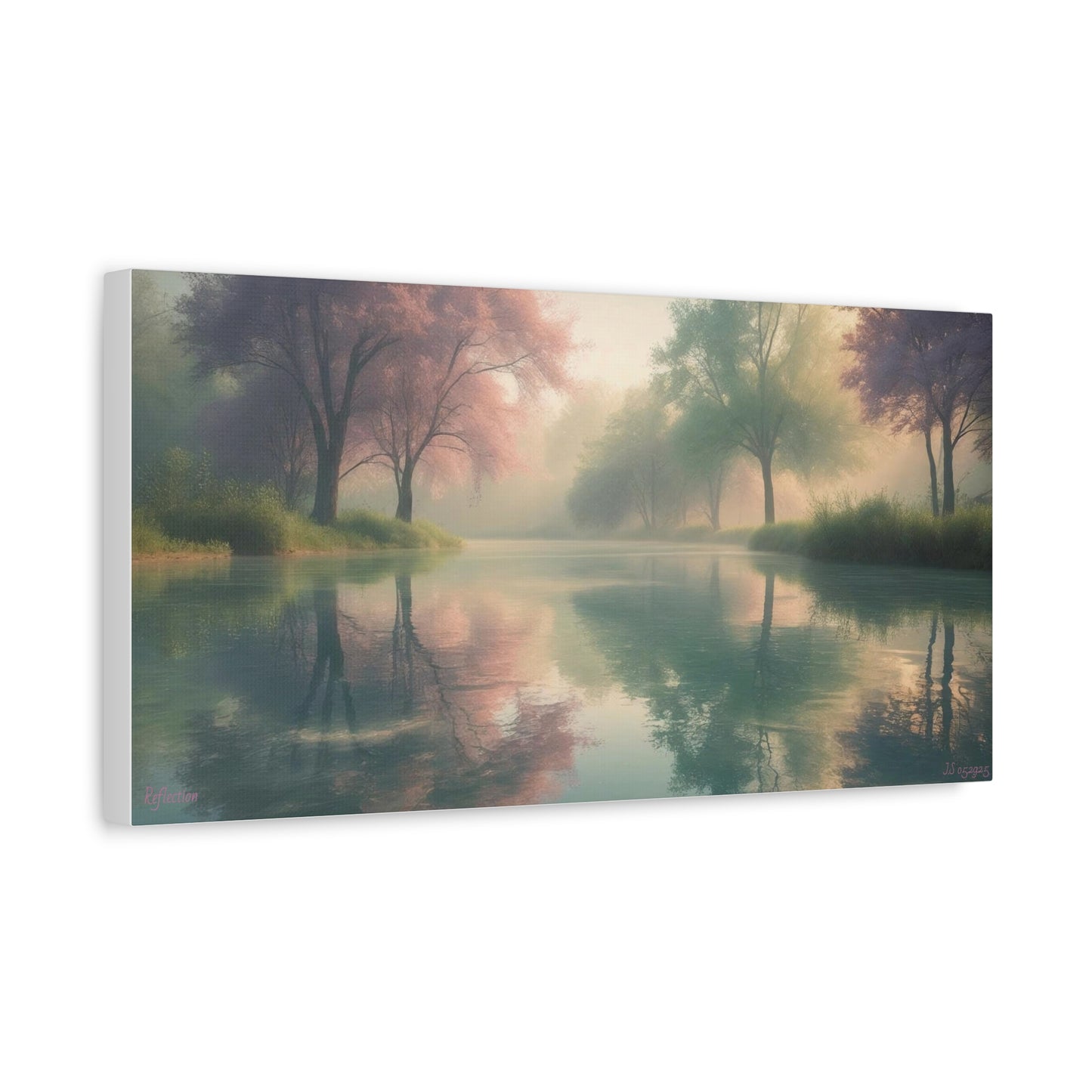 Serene Landscape Canvas Print -  "Reflection" series, Wall Art Decor,  Home Décor, Gift for Nature Lovers, Living Room Decoration