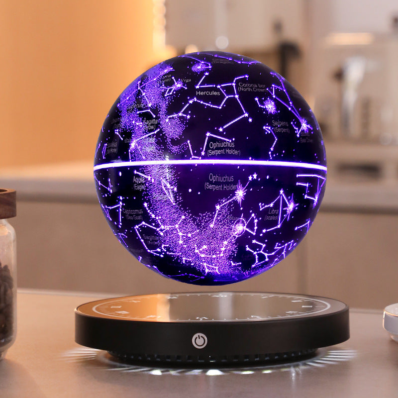 Magnetic Levitation Clock Planet  Luxury Home Ornaments Luminous Nightlight Business Gift