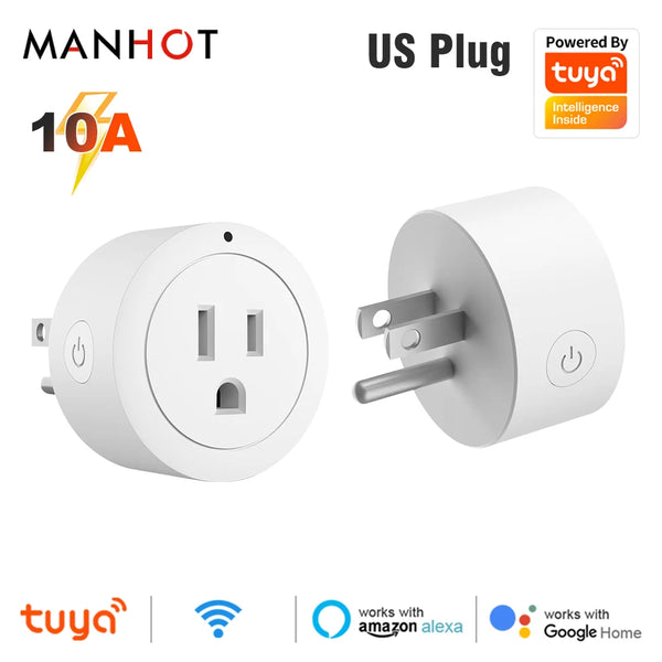 US 10A Wifi Socket Wireless Switch Smart Home App Scene Linkage Plug Support APP Voice Control For Alexa Google Home