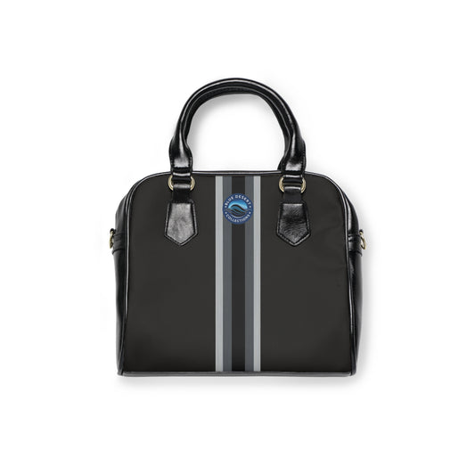 Stylish Striped Shoulder Handbag, Trendy Purse for Everyday Use, Gift for Fashion Lovers, Chic Outing Bag for Office or Casual Outings