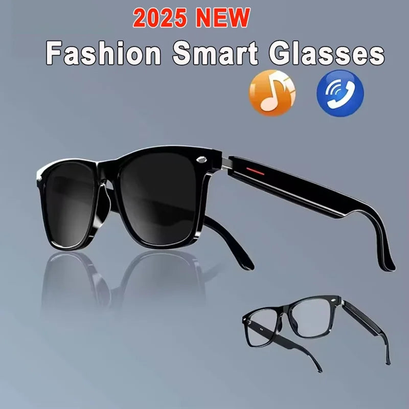 E13 Bluetooth Smart Glasses With Automatic Adjustment AI Voice Noise Reduction Music Eyewear Waterproof Calls Eyeglass