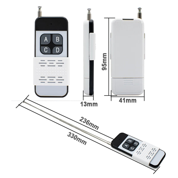Tuya Smart Home Switch Garage Door Receiver 1/2/4CH 433 RF Motor Module AC DC 7-32V 85 To 250V 220V 10A Relay Self-Locking