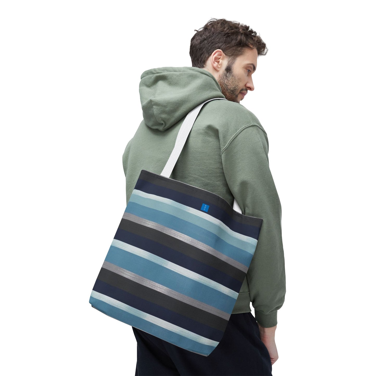 Stylish Striped Tote Bag - Versatile Eco-Friendly Bag, Summer Beach Tote, Everyday Shopping Companion, Gift for Her, Travel Essential